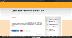 Desktop Screenshot of leportailducycle.over-blog.com