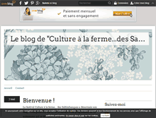 Tablet Screenshot of culturealaferme.over-blog.com