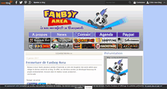 Desktop Screenshot of fanboyarea.over-blog.com