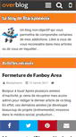 Mobile Screenshot of fanboyarea.over-blog.com