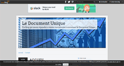 Desktop Screenshot of ledocumentunique.over-blog.com
