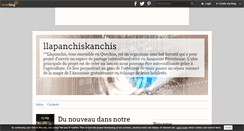 Desktop Screenshot of llapanchiskanchis.over-blog.es