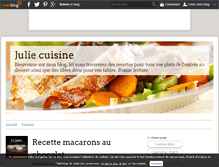 Tablet Screenshot of juliecuisine.over-blog.com