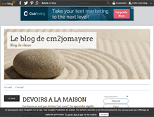 Tablet Screenshot of cm2jomayere.over-blog.com