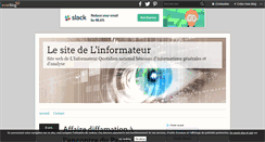 Desktop Screenshot of linformateurinfo.over-blog.com