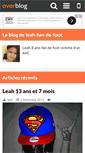Mobile Screenshot of leah-fan-de-foot.over-blog.com