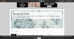 Desktop Screenshot of lescrapdevaly.over-blog.com