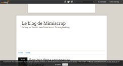 Desktop Screenshot of mimiscrap.over-blog.com