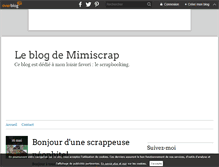 Tablet Screenshot of mimiscrap.over-blog.com