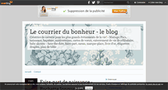 Desktop Screenshot of lecourrierdubonheur.over-blog.com