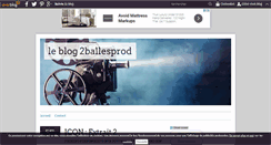 Desktop Screenshot of 2ballesprod.over-blog.com