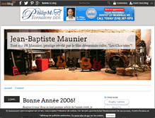 Tablet Screenshot of jean-baptiste-maunier.over-blog.com