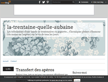 Tablet Screenshot of la-trentaine-quelle-aubaine.over-blog.com