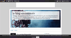 Desktop Screenshot of emissionstv.over-blog.com