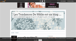 Desktop Screenshot of les-tendances-de-melie.over-blog.com