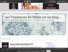 Tablet Screenshot of les-tendances-de-melie.over-blog.com