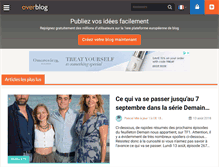 Tablet Screenshot of over-blog.com