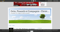 Desktop Screenshot of ortie.pissenlit.over-blog.com