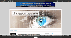 Desktop Screenshot of changepourtaplanete.over-blog.com