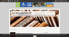 Desktop Screenshot of cv-07.over-blog.com