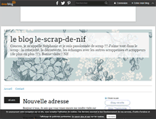 Tablet Screenshot of le-scrap-de-nif.over-blog.com