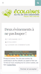 Mobile Screenshot of ecolaines.over-blog.com