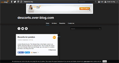 Desktop Screenshot of descorts.over-blog.com
