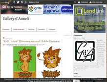 Tablet Screenshot of galerydanneli.over-blog.com