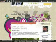 Tablet Screenshot of houlgatesportingclub.over-blog.com