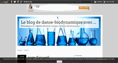 Desktop Screenshot of danse-biodynamique.over-blog.com