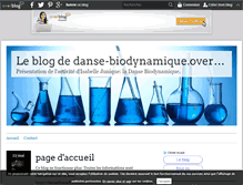Tablet Screenshot of danse-biodynamique.over-blog.com