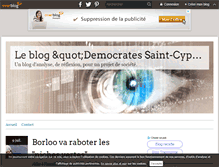 Tablet Screenshot of lesdemocrates-stcyprien.over-blog.com