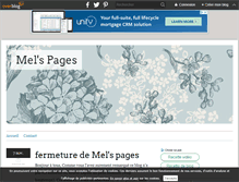 Tablet Screenshot of melspages.over-blog.com