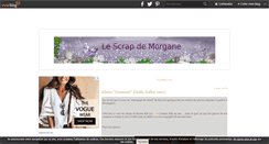 Desktop Screenshot of lescrapdemorgane42.over-blog.com