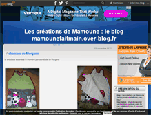 Tablet Screenshot of mamounefaitmain.over-blog.fr