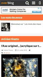 Mobile Screenshot of lesmotsdesmaux.over-blog.com