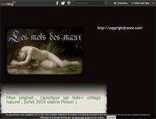 Tablet Screenshot of lesmotsdesmaux.over-blog.com