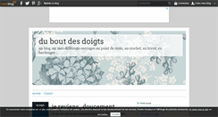 Desktop Screenshot of du-bout-des-doigts.over-blog.com