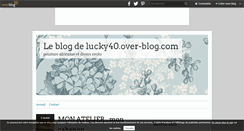 Desktop Screenshot of lucky40.over-blog.com