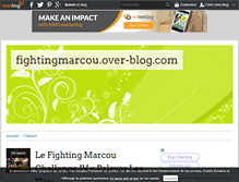 Tablet Screenshot of fightingmarcou.over-blog.com