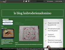 Tablet Screenshot of lesbroderiesadomino.over-blog.com