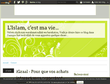 Tablet Screenshot of islam-c-ma-vie.over-blog.com