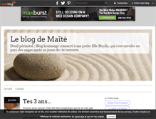 Tablet Screenshot of maylismonange.over-blog.com