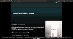 Desktop Screenshot of guitaremanouche.over-blog.com