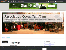 Tablet Screenshot of coeurtamtam.over-blog.com