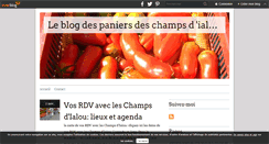 Desktop Screenshot of lespaniersdeschampsdialou.over-blog.com