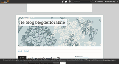 Desktop Screenshot of blogdefloraline.over-blog.com