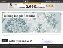 Tablet Screenshot of blogdefloraline.over-blog.com