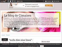 Tablet Screenshot of cimaises.over-blog.com