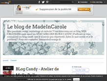 Tablet Screenshot of madeincarole.over-blog.com